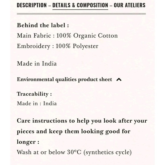 Sezane Top Women's 44 Loungewear Multicolored Organic Cotton Loungewear Cozy - Picture 5 of 13